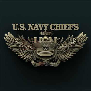 US NAVY CHIEFS 3D STL 3DWave
